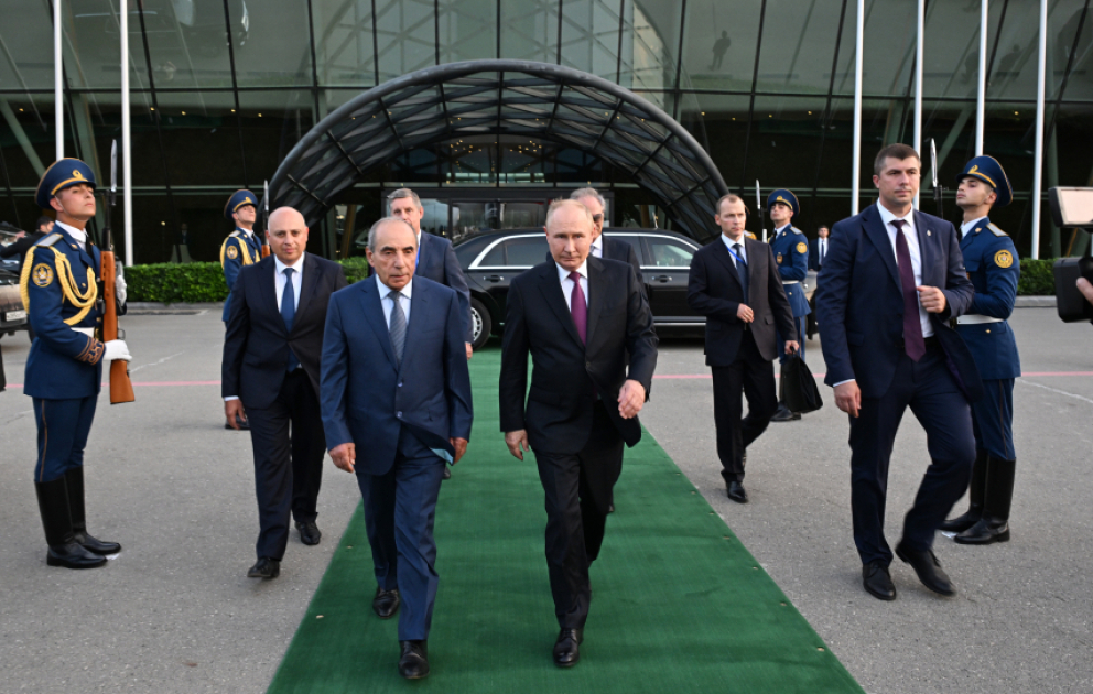 Le président russe Vladimir Poutine termine sa visite d’Etat en Azerbaïdjan