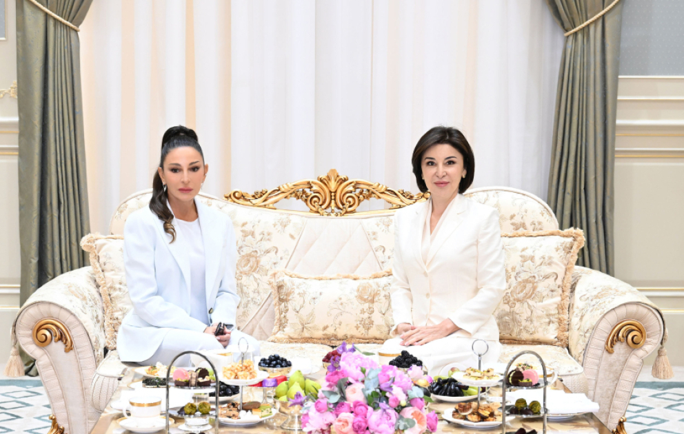 First ladies of Azerbaijan and Uzbekistan met in Tashkent