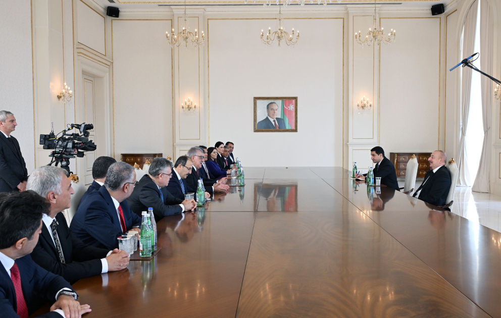 President Ilham Aliyev received delegation from Grand National Assembly of Türkiye