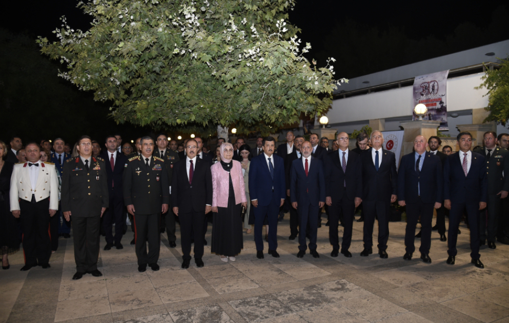 Bakıda Türkiyənin Zəfər bayramı və Silahlı Qüvvələr Günü qeyd edilib