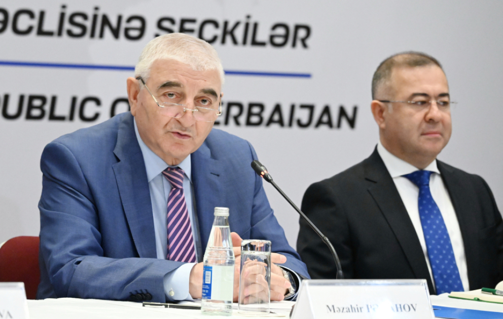 Məzahir Pənahov: MSK-nın həyata keçirdiyi proseslər şəffaf şəkildə reallaşdırılıb
