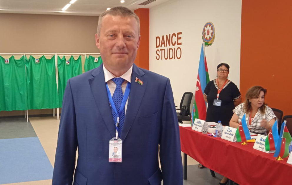 Sergey Xomenko: Seçki məntəqələrinin hamısı Azərbaycan Seçki Məcəlləsinə uyğun avadanlıqla təchiz olunub, ictimai asayiş təmin edilib