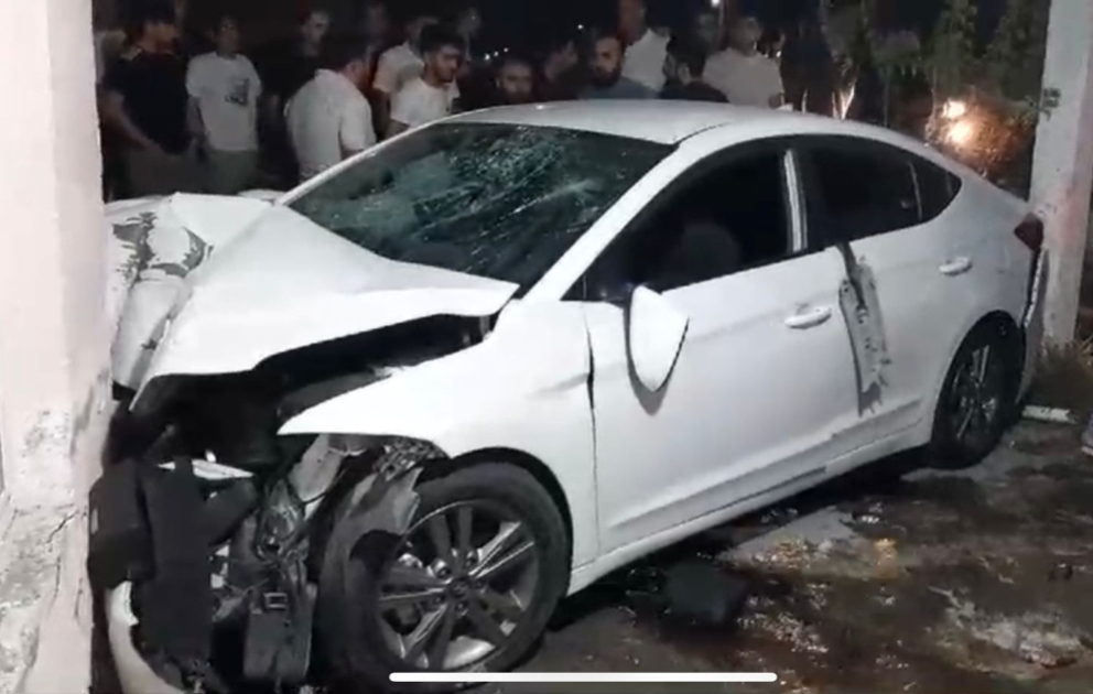 Göyçayda yol qəzası baş verib, xəsarət alanlar var