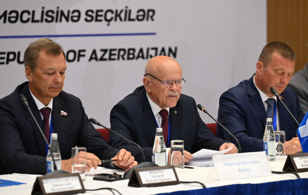 Leonid Anfimov: Seçkilərin şəffaf və ədalətli, qanun çərçivəsində aparılması müşahidə olunub