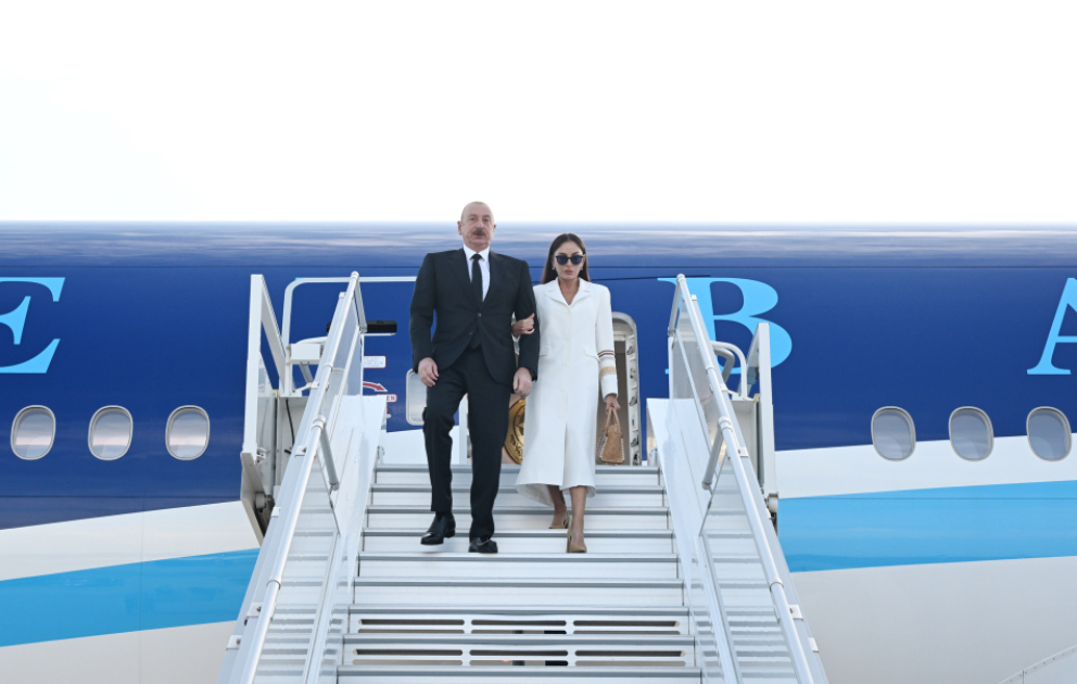 Azerbaijani President Ilham Aliyev arrived in Italy for a working visit