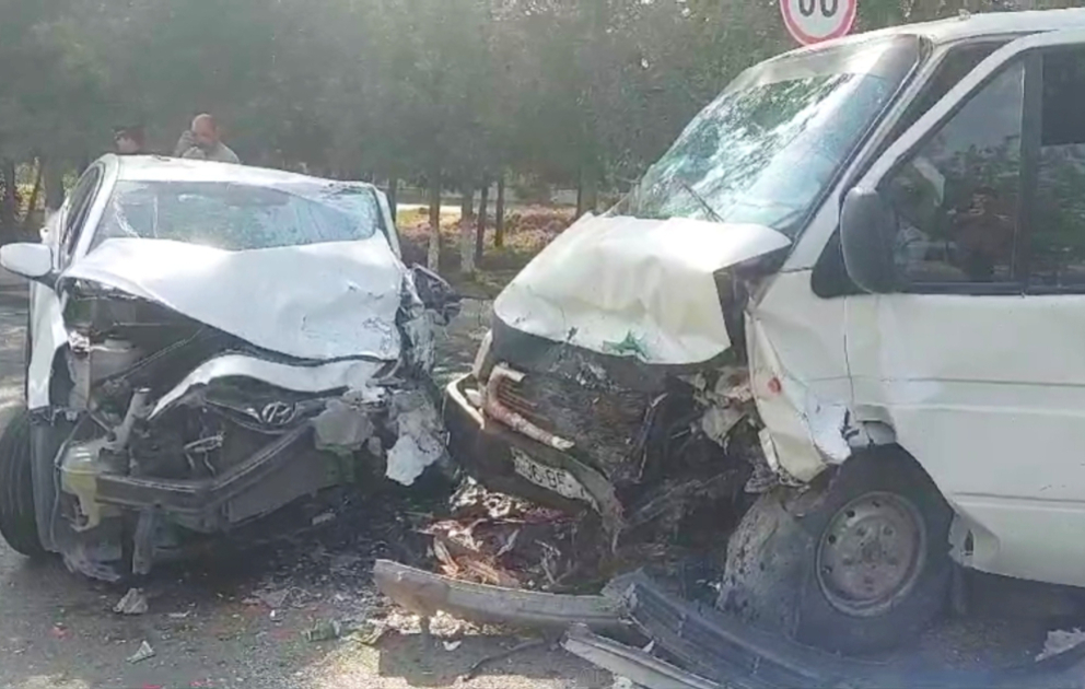 Şirvanda qəza olub, iki nəfər yaralanıb