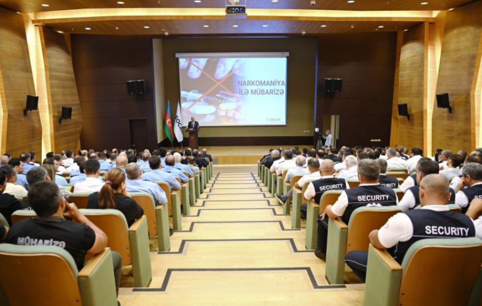 SOCAR-da narkomaniya ilə mübarizəyə həsr olunan maarifləndirmə tədbiri keçirilib