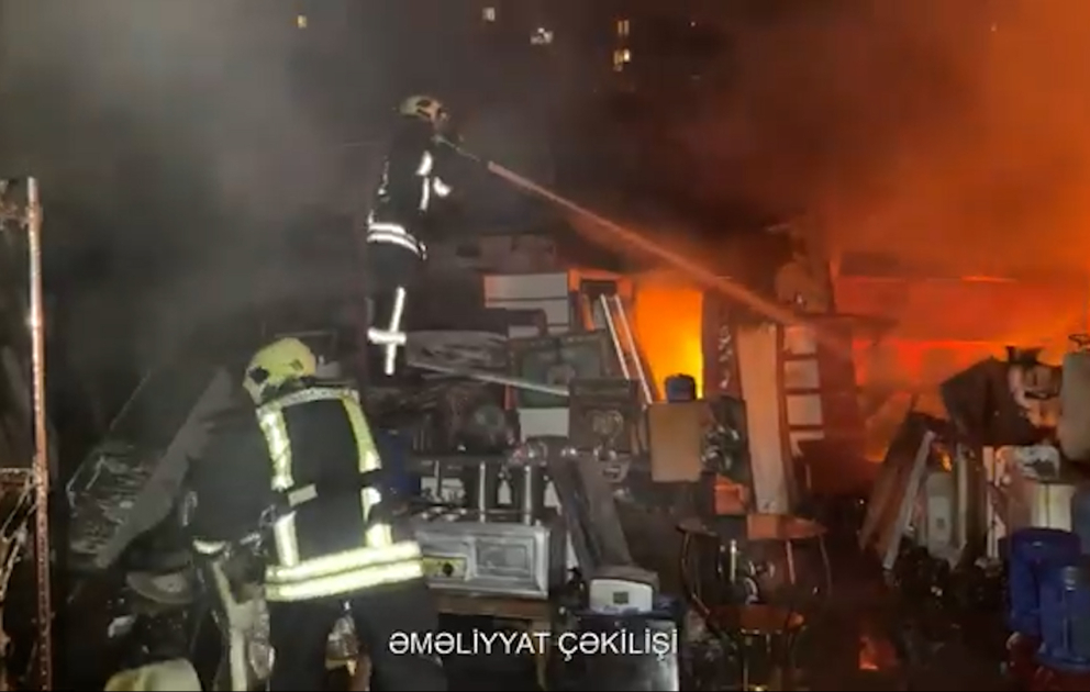 FHN: Bakıda bir neçə obyektdə yanğın olub