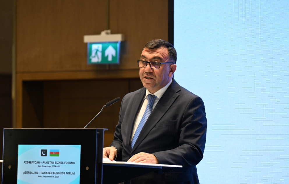 Nazir müavini: Ötən il Azərbaycan ilə Pakistan arasında ticarət dövriyyəsi 27 milyon dollar təşkil edib