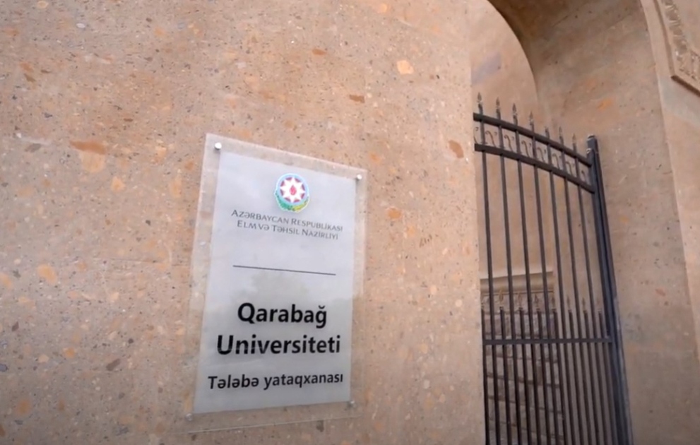 Qarabağ Universitetinin 1200 yerlik tələbə yataqxanası
