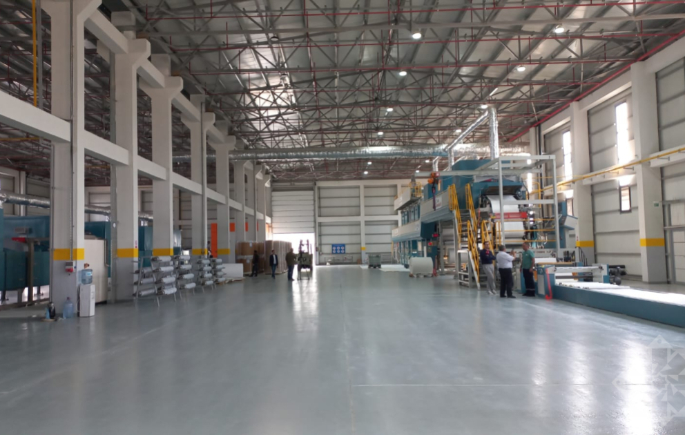 Ağdam Sənaye Parkında ildə 2,1 milyon ədəd rulon divar kağızı istehsal ediləcək