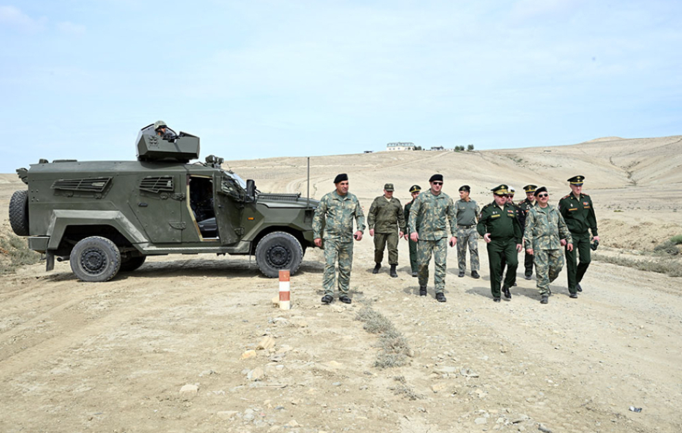 Rusiyanın nümayəndə heyəti Azərbaycan Müdafiə Nazirliyinin Hərbi Polis İdarəsini ziyarət edib