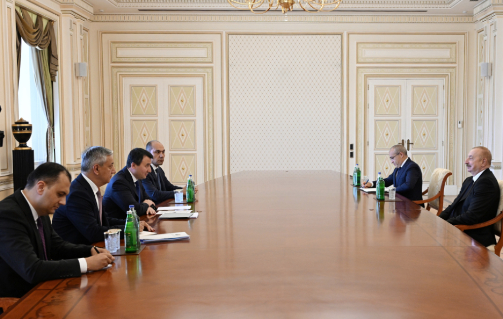 President Ilham Aliyev received Deputy Prime Minister of Uzbekistan