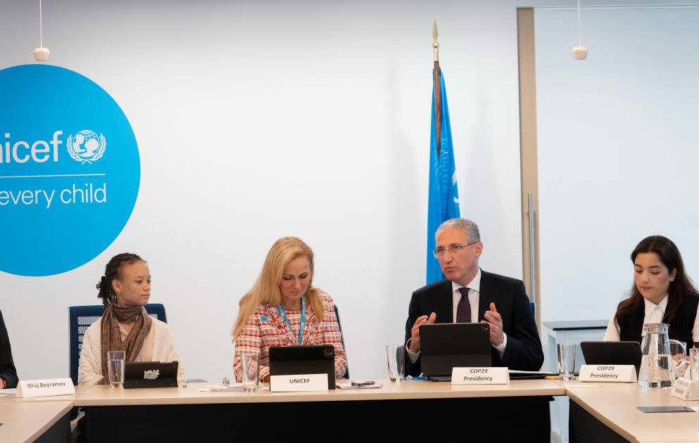 Nyu-Yorkda COP29 Sədrliyi və UNICEF-in uşaq və gənclərə həsr olunmuş birgə tədbiri reallaşıb