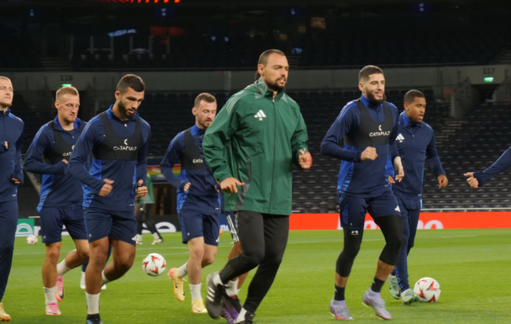 “Qarabağ”ın Londondakı məşqindən görüntülər - EKSKLÜZİV