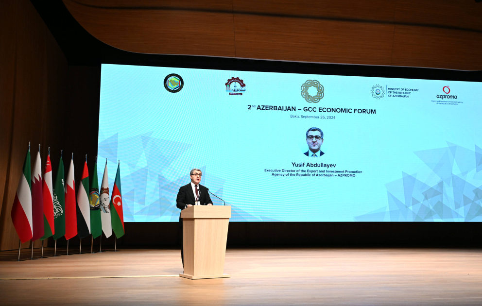 Bakıda Azərbaycan-Körfəz Əməkdaşlıq Şurasına üzv ölkələrin II iqtisadi forumu keçirilib