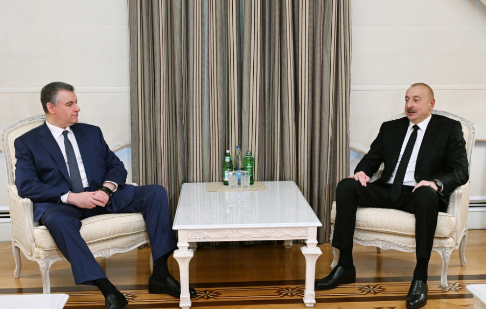 Präsident Ilham Aliyev empfängt LDPR-Vorsitzenden