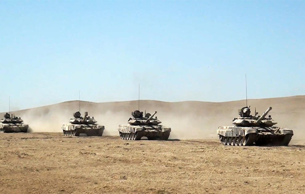 ”Ən yaxşı tank bölüyü” adı uğrunda yarış keçirilib