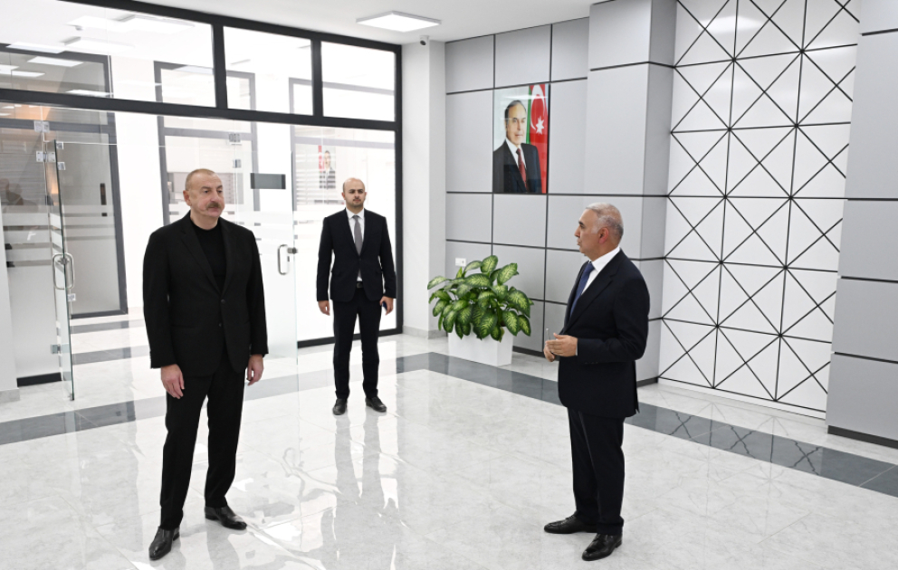 President Ilham Aliyev attended opening of Zangilan Electric Power Network's Digital Control Center