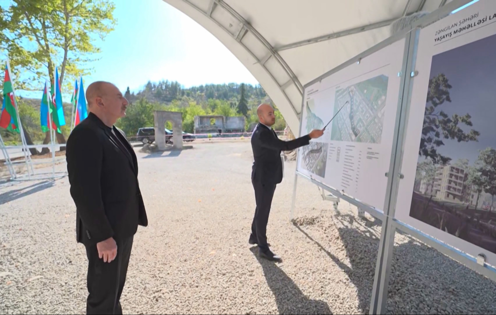 Foundation stone was laid for the sixth residential complex in Zangilan city