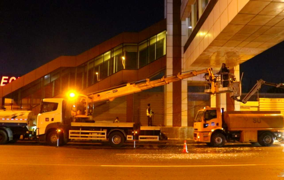 Tunel, körpü və keçidlərin təmizlənməsi işləri aparılıb