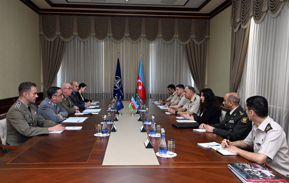 Chief of General Staff of Azerbaijan Army meets with NATO delegation