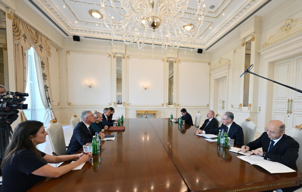 President Ilham Aliyev received UK Minister for Climate