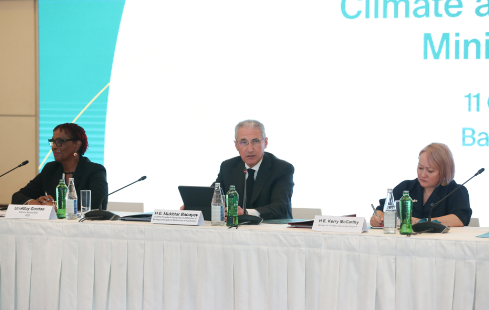 Pre-COP29 konfransının ikinci gününə start verilib