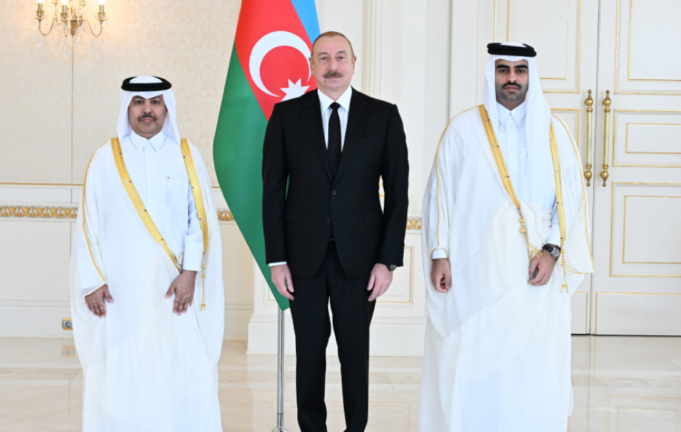Neuer Botschafter von Katar in Aserbaidschan überreicht Präsident Ilham Aliyev sein Beglaubigungsschreiben