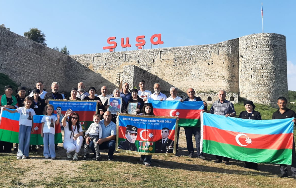 Şəhid ailələri işğaldan azad olunan rayonlara səfər ediblər
