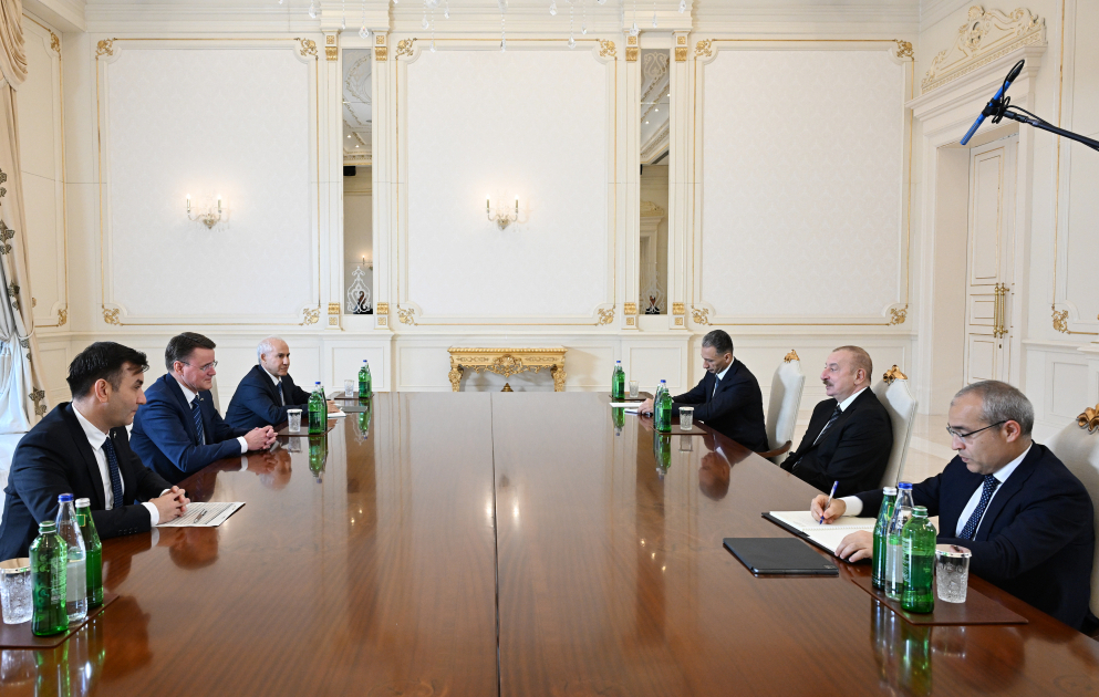 Le président azerbaïdjanais reçoit le PDG de MAN Truck&Bus