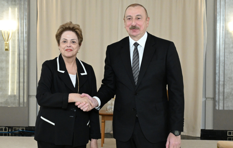 President of Azerbaijan Ilham Aliyev met with President of New Development Bank in Kazan