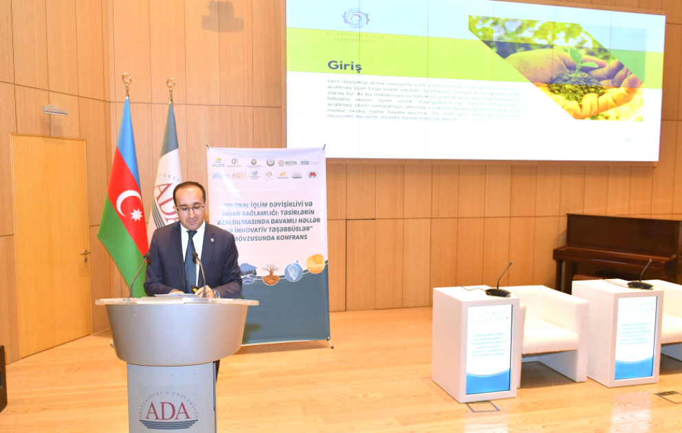 Qlobal iqlim dəyişikliyi və insan sağlamlığı problemlərinə dair konfrans keçirilib