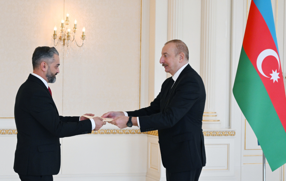 President Ilham Aliyev received credentials of incoming ambassador of Albania to Azerbaijan