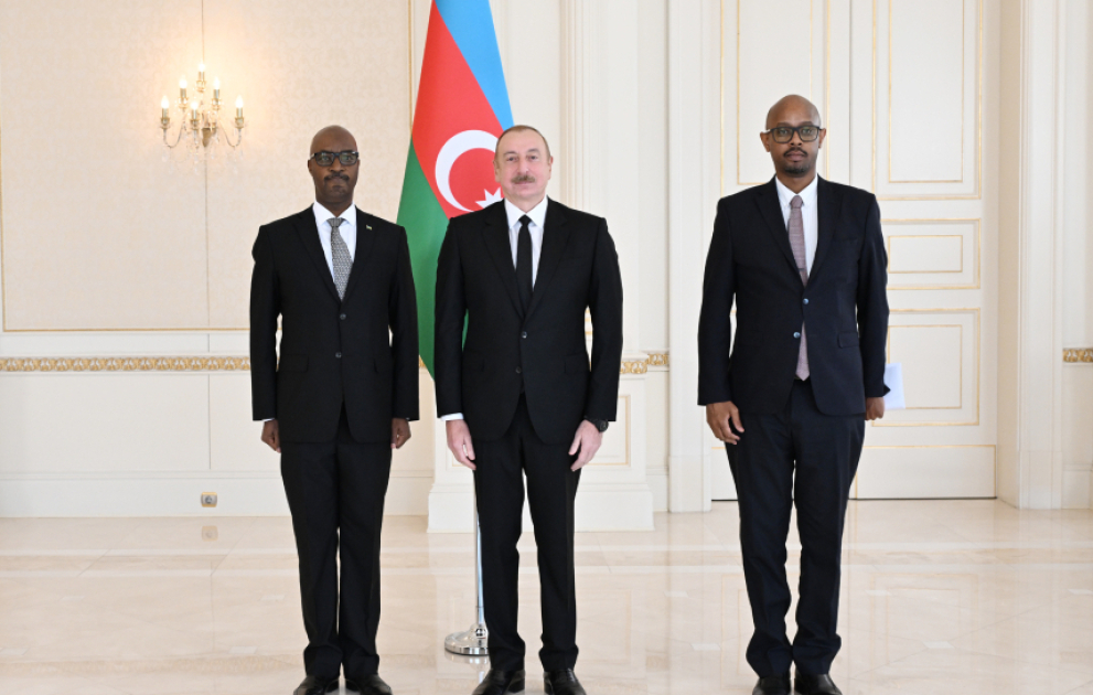 President Ilham Aliyev accepted credentials of incoming ambassador of Rwanda to Azerbaijan