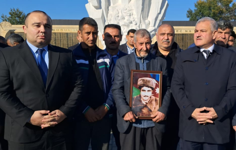 В Тертере прошла церемония прощания с шехидом Мохуббатом Мустафаевым