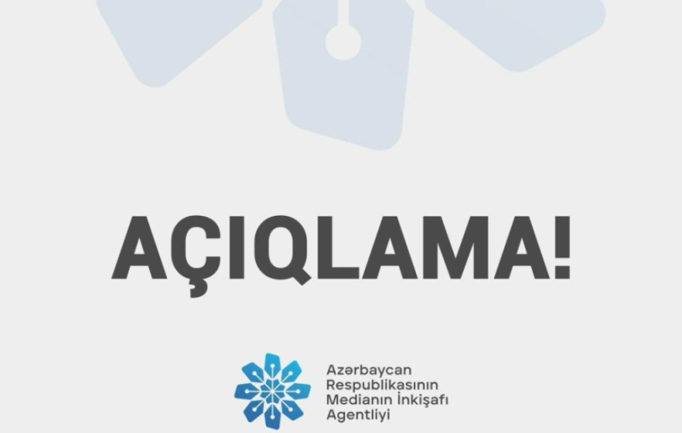 Milli Məclisin Xarici müdaxilələrə və hibrid təhdidlərə qarşı komissiyası və Medianın İnkişafı Agentliyi birgə açıqlama yayıb