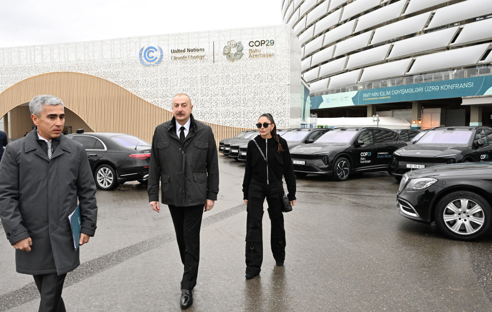 President Ilham Aliyev inspected facilities created for COP29 at Baku Olympic Stadium area