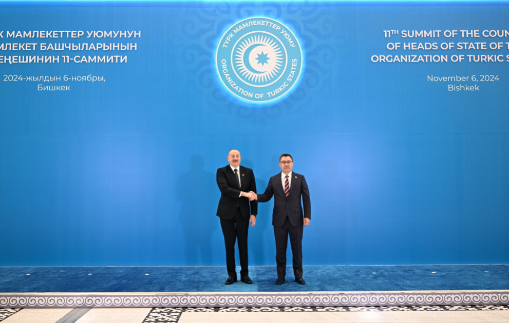 Bişkekdə Türk Dövlətləri Təşkilatı Dövlət Başçılarının 11-ci Zirvə görüşü keçirilib 
Prezident İlham Əliyev Dövlət Başçıları Şurasının iclasında iştirak edib