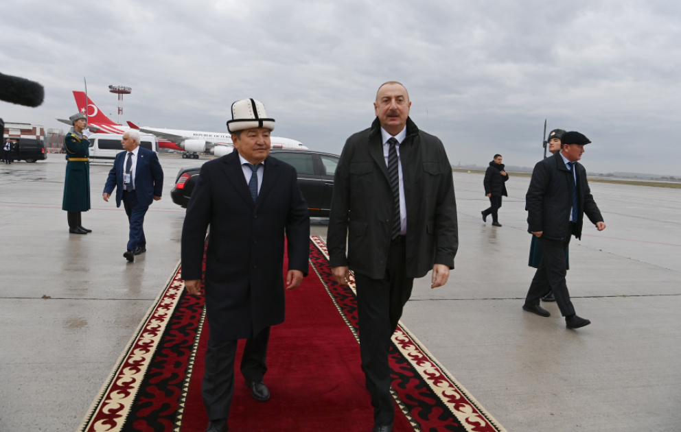 Prezident İlham Əliyevin Qırğızıstana səfəri başa çatıb
