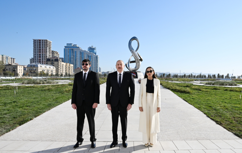 President Ilham Aliyev attended inauguration of Victory Park in Baku