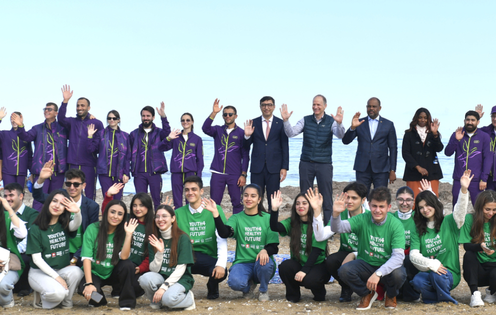 Bakıda Olimpiya mükafatçıları və dünya çempionlarının iştirakı ilə fləş-mob keçirilib
