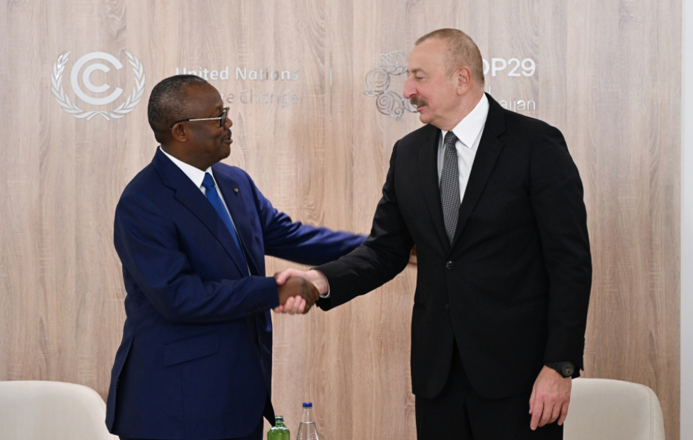Le président azerbaïdjanais rencontre le président de Guinée-Bissau