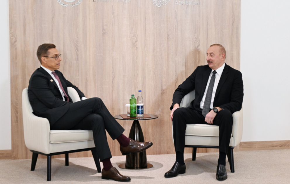 President Ilham Aliyev met with President of Finland