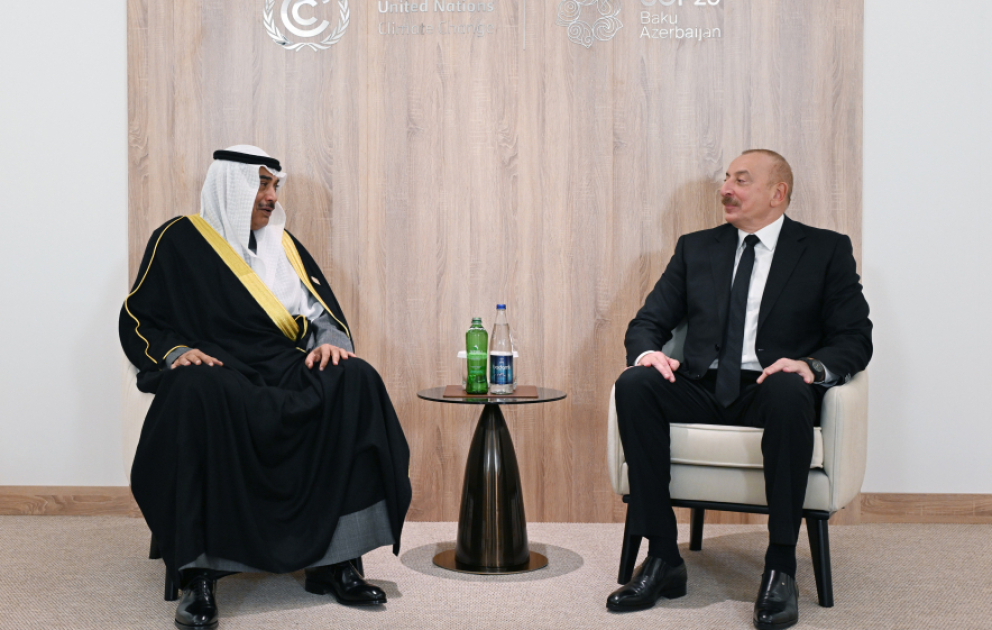 President Ilham Aliyev met with Crown Prince of Kuwait
