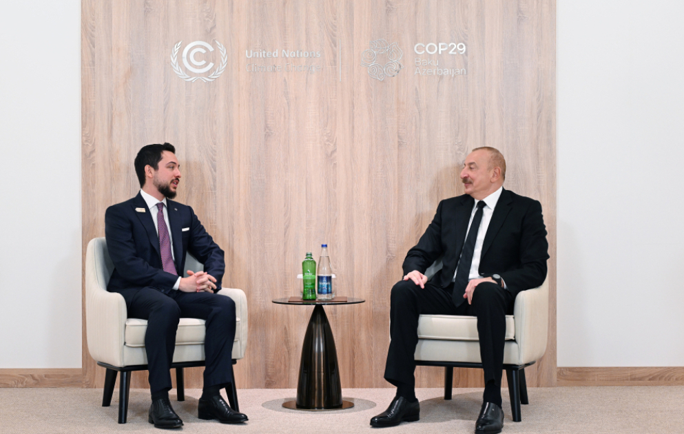 Le président de la République rencontre le Prince héritier du Royaume hachémite de Jordanie