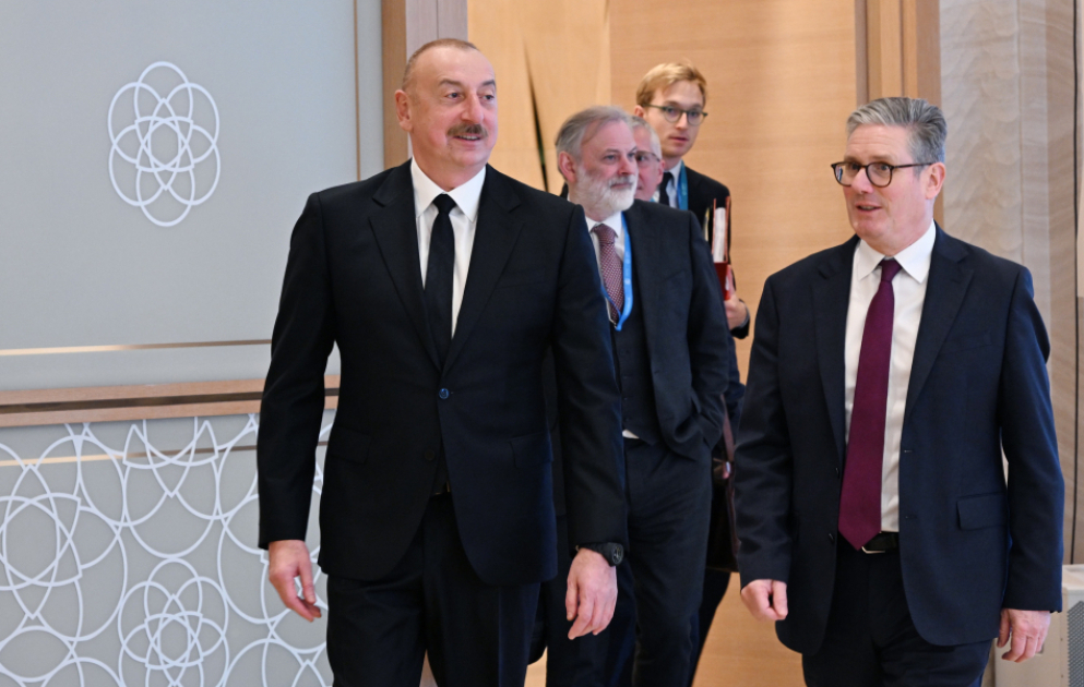 Президент Ильхам Алиев встретился с премьер-министром Великобритании