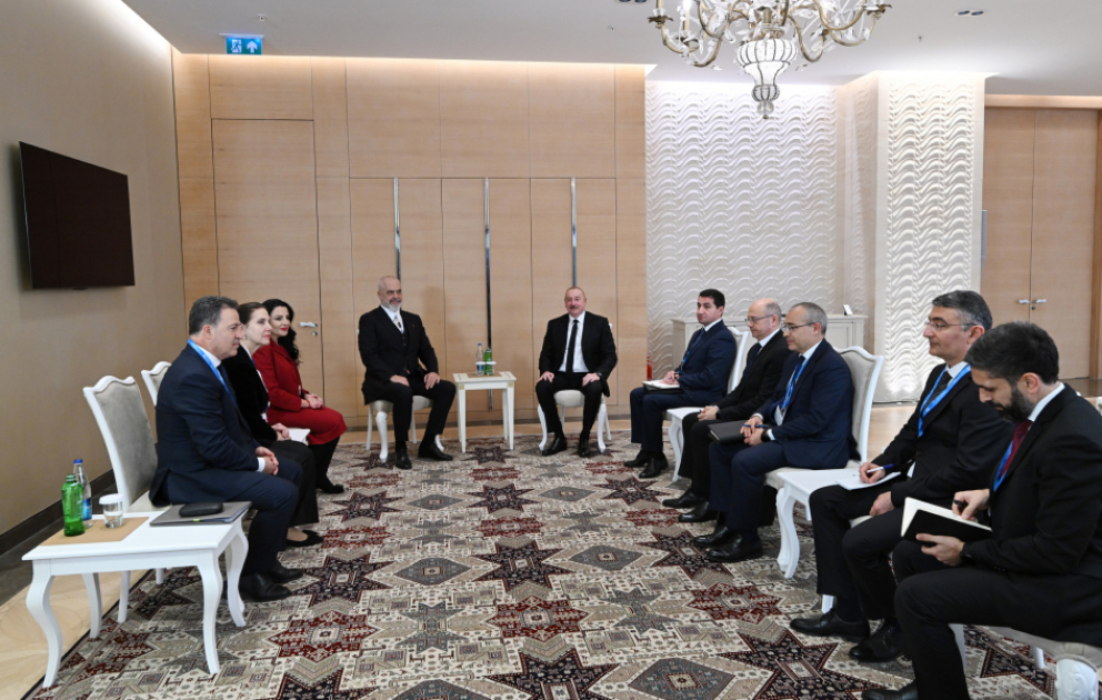 President Ilham Aliyev met with Prime Minister of Albania