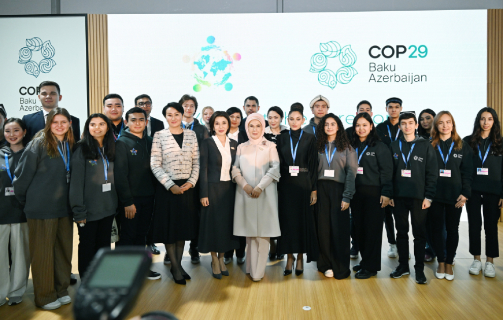 COP29-da birinci xanımların iştirakı ilə “Gənclər iqlim fəaliyyətlərinin ön cəbhəsində” mövzusunda konfrans keçirilib