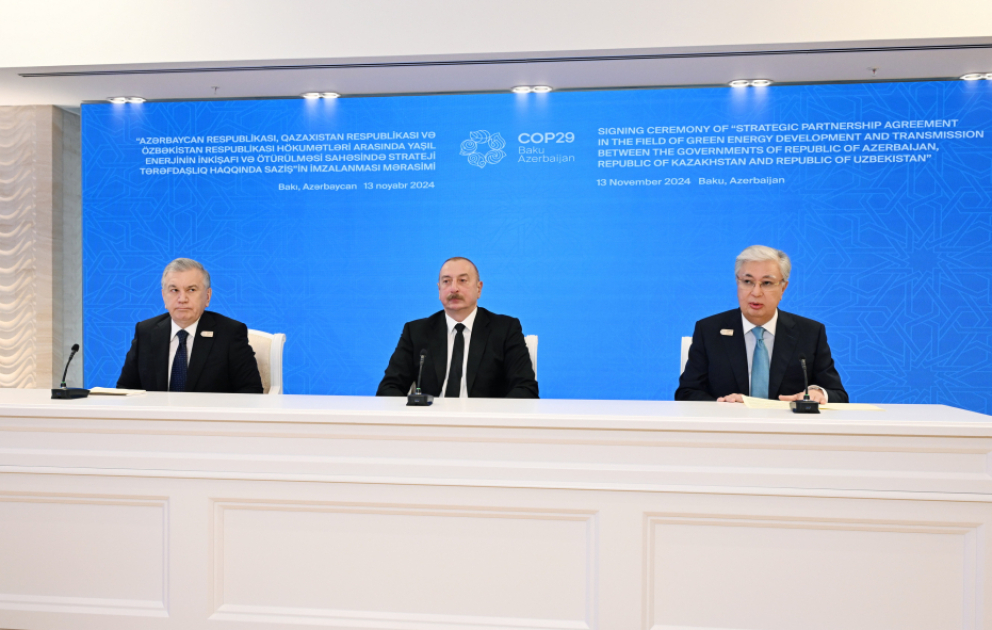 Trilaterales Treffen in Baku